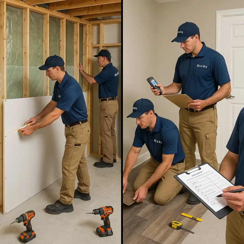 Repairs and Reconstruction process in Fairplains, NC